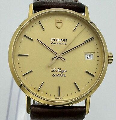 Vintage TUDER Tudor Le Royet Quartz Gold 